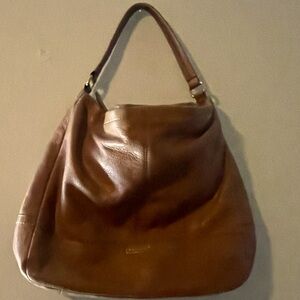 Coach Brown Leather Hobo Bag